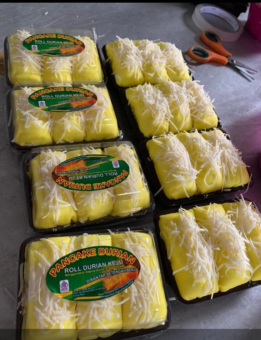 Pancake durian premium keju
